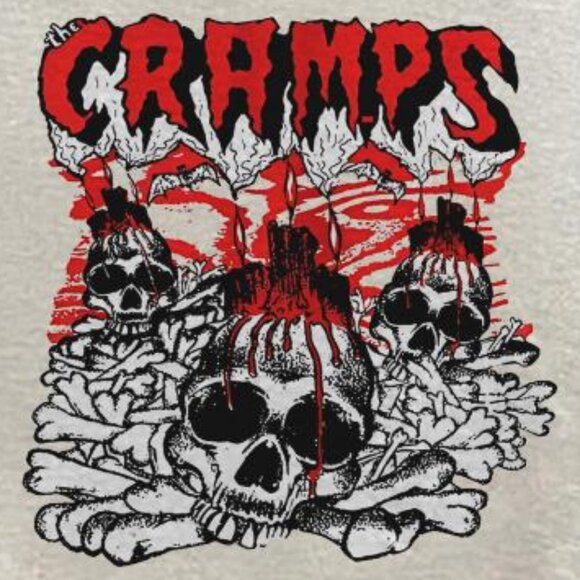 Vintage 90s The Cramps Band Sweatshirt, The Cramps Pullover Sweaters Unisex - Picture 2 of 3